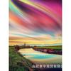 Fabricante Venta al por Mayor Nuevo DIY Paisaje Marino Serie Atardecer Pintura de Diamantes Mosaico 5D Diamante Punto de Cruz Hogar