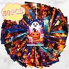 Precio Fijo50 Piezas de Compra Directa Transfronteriza Tarjetas de Murciélago Casa Embrujada Fiesta de Halloween Tarjetas Postales Tarjetas Festivas