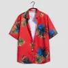 Roupas de coco Sanya plus size, camisa solta de casal hip-hop, manga curta, mahjong, flor, estilo retrô Hong Kong, estilo japonês para homens e mulheres