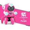 Tiktok mismo popular baile Pez robot de seis pinzas eléctricas luz música niños columpio juguete puesto venta al por mayor