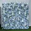 Parede de Fundo com Flores Artificiais Atacado, Parede de Flores Artificiais Popular para Fotos, Arranjo de Flores para Decoração de Hotel, Parede de Flores de Rosa para Casamentos Internos