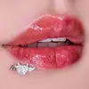 Asas de Chifre de Diabo em Formato de Coração Liga de Cobre Titânio Aço Titânio Zircônio Piercing Labial Piercing de Osso da Orelha Atacado Transfronteiriço Europeu e Americano Joias para Piercing