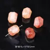 Borracha Natural Flor Lua Cubo de Açúcar Cristal Acessórios Colar Pulseira Joias Pingente de Pedra Natural Pixiu Pronto para Venda