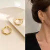 Brincos Geométricos Exagerados de Argola Grande Simples com Agulha de Prata 925, Elegantes, Europeus e Americanos, para Emagrecer, Outono e Inverno, com Toque de Luxo