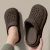 Sandálias Fechadas Estampadas em 3D de Verão para Homem Modelo Novo 2026 Esportivas Antiderrapantes Resistentes ao Desgaste Chinelos de Praia