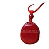 Colgante de Arena Dorada Púrpura Mineral Crudo Natural Paz y Seguridad Colgante del Año Zodiacal Rojo Cinabrio Joyería para Pareja Regalo