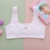Novo Algodão Amônia Bonito Impresso Roupas Íntimas Femininas Período de Desenvolvimento Sem Anel de Aço Anti-bump Colete Sutiã para Alunos do Ensino Médio e Médio