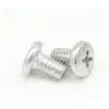 Tornillos para máquina de cabeza plana redonda galvanizados estándar, tornillos para máquina de alambre de cabeza de sartén Phillips, cabeza redonda, cabeza plana redonda, cabeza B