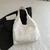 Bolsa de Lona Floral de Encaje Fresco Estilo Coreano para Mujer 2026 Nueva Bolsa de Hombro Tote de Gran Capacidad Bolsa para el Hombro para Viajes