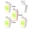 Lindo accesorio de resina miniatura realista taza de fruta colgante DIY para bolsa llavero de teléfono adorno W790