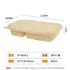 Cajas de Almuerzo Desechables Separables, Cajas de Almuerzo Biodegradables de Almidón de Maíz, Cajas Ecológicas para Llevar de Comida Rápida, Disponibles en Múltiples Tamaños, Tazones Redondos