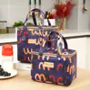 Nova bolsa para marmita bolsa térmica para almoço grande capacidade bolsa para piquenique ao ar livre à prova d'água bolsa de almoço portátil desenho animado conservação do frio