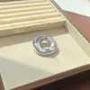 Broche Asimétrico Brillante Geométrico Elegante Europeo y Americano Diseño de Nicho Pin Redondo Accesorios para Suéter Camisa Traje Tendencia