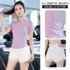 Pantalones de Correr y Fitness de Cintura Alta para Mujer con Bolsillo Trasero, Nuevo Estilo Otoño y Verano, Pantalones de Yoga de Dos Piezas Falsos, Conjunto Levanta Glúteos