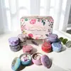 Caja de Regalo de 12 Piezas con Velas Aromáticas de Cera de Soja y Flores Secas, Regalo de Cumpleaños, Regalo Souvenir, Fragancia Floral, Incienso Aromático