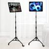 Soporte Triangular Universal con Ruedas para Selfies Móviles para Transmisiones en Vivo, Soporte de Piso para Móvil, Soporte para Teléfono Móvil, Trípode para Tablet PC