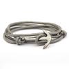 Pulsera de Moda de Estilo Coreano de Venta Caliente de AliExpress, Distintiva Tipo Ancla Vintage, Versátil, Multicapa, Tejida a Mano, Joyería para Mujer