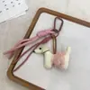 Estilo Ins Coreano Artesanal Tecido Desenho Animado Pingente Boneca Acessório de Moda Chaveiro Acessório de Bolsa Fivela de Segurança Fofa