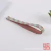 Correa para mascotas, asa de cincha al por mayor, asa de poliéster de sarga a cuadros engrosada con anillo D, accesorios de correa de muñeca para teléfono móvil