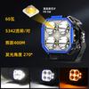Faróis de Spot Personalizados para Carro Quadrados para Veículos Off-Road Luzes de Trabalho LED de 3 polegadas Faróis de Spot Luzes Off-Road Luz Branca Modificação Transfronteiriça