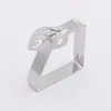 Formato de Garra de Gato Clipe de Toalha de Mesa de Aço Inoxidável Hotel Conferência ao Ar Livre Toalha de Mesa Clip Fixo Peça Única Antiderrapante Ajustável