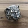 Anillo para hombre cabeza de tigre plata tailandesa Qianye personalidad moderno para hombre dominante anillo de dedo índice único joyería zodiacal tigre japonesa y coreana