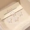 Mariposa de Vidrio Degradado con Agujero Pasante Cuentas Sueltas Accesorios Hechos a Mano para DIY Pulsera de Cuentas Pendientes Joyería Accesorios para Cadena de Teléfono Materiales
