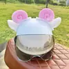 Capacete de Esqui com Orelhas de Chifre de Ovelha, Acessórios para Capacete, Motocicleta, Motocicleta, Capacete para Veículo Elétrico, Decoração Tridimensional Fofa de Orelhas de Ovelhinha
