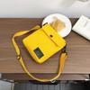 Bolsa para Teléfono Móvil, Bolsa Pequeña Cruzada para Mujer, Bolsa Pequeña Mini Simple, Bolsa de Lona, Monedero Vertical de Hombro Moderno y Versátil para Llaves y Monedas
