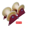 6x Sistema de Poleas Ahorrador de Esfuerzo Polea Elevador de Objetos Pesados Rodillo Pesado Cable Tirado a Mano Protector de Objetos Pesados Tipo Universal