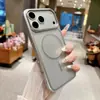 Adecuado para la funda del teléfono Apple 18Promax, con un acabado mate similar a la piel, colores iridiscentes y fijación magnética.; Funda protectora anticaídas para iPhone 17PM