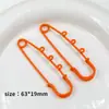 Broche de Seguridad con Hebilla de Hierro en Bucle y Laca de Colores Dulces Pin de Seguridad DIY Ropa Bolsa Colgante Accesorio Decoración