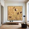 Pintura Decorativa Estilo Medieval Cuadrada Mariposa Restaurante Pintura Decorativa Sala de Estar Fondo de Sofá Colgante de Pared Pintura Entrada Dormitorio Mesita de Noche Mural