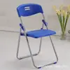 Venta Directa de Fábrica Silla Plegable para Uso en Casa, Silla Simple para Dormitorio de Estudiante, Silla de Oficina Portátil para Conferencias con Respaldo, Silla de Comedor para Dormitorio