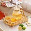 A5L Bandeja para Té Bandeja Entrada-lujo Hogar Pequeña Bandeja de Drenaje Bandeja de Té Sala de Estar Mesa de Café Taza de Té Taza de Agua Rectangular Agua