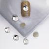 Pacote inteiro de 1440 peças atacado branco plana em forma especial diamante super brilhante pequena gota de chuva prego diamante jóias quadrado amor strass