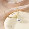 Colar de Pérolas de Imitação Estilo Agete Luo Chen Japonês de Luxo Leve, Corrente Simples e Versátil para Clavícula, Presente para Aniversário da Namorada