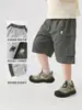 Shorts de Algodão Puro para Meninos Calças de Cinco Pontos de Verão 2026 Nova Roupa Infantil Shorts para Crianças Pequenas Calças de Verão Modernas
