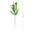 Folha de dinheiro, eucalipto, gipsofila, folha de bordo, folha de maçã, flores artificiais, grama artificial atacado, folha de bordo artificial de 3 pontas