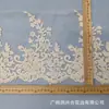 24cm Damasco Linha de Algodão Renda Solúvel em Água Malha Floral de Corte Vintage Vestido de Casamento Hanfu Cheongsam Decoração de Janela Acessórios DIY