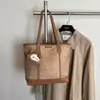 Bolso Tote Retro de Gamuza para Mujer, Temporada Primavera 2026, Bolso de Hombro de Aspecto Elegante y Moderno, Bolso Grande de Capacidad para el Trabajo