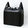 Bolsa Chaleco, Bolsa Negra de Empaque para Mudanza Extra Gruesa, 10 Bolsas de Plástico, Bolsa de Basura para Ropa y Edredones de Gran Capacidad