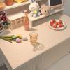 Toalha de Mesa Xadrez Floral Estilo Ins de Celebridade da Internet Flanela Estudante Menina Mesa de Livros Toalha de Mesa Pano de Fundo para Barraca Mesa de Jantar Mesa de Centro
