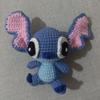 Muñeca de Monstruo de Tres Ojos Colgante de Lana Colgante Tejido a Mano Producto Terminado Muñeca de Ganchillo Hecha a Mano Colgante de Ganchillo Producto Terminado