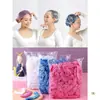 Gorro de Ducha Desechable para Mujeres, Impermeable, Engrosado, a Prueba de Aceite, para Uso en Casa, Mascarilla Capilar, Gorro para Tratamiento Capilar, Gorro de Plástico para Calentamiento de Tinte