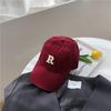 ¡20 colores! Gorra de Béisbol de Algodón Versátil para el Viaje Diario Estilo Coreano para Mujer Color Sólido Parte Superior Suave Gorra Bordada de Moda para Hombre