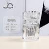 Vaso de Vidro Minimalista Nórdico Fresco de Flor Única para Flores Frescas, Decoração de Arranjo de Flores para Mesa de Jantar na Sala de Estar, Vaso Pequeno