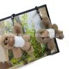 Colgante de Mono Lindo de Moda Llavero de Piel Sintética de Visón Decoración para Bolso Encanto de Peluche