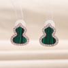 2023 nuevos aretes de tuerca con forma de calabaza para mujer aguja de plata s925 diseño retro alto sentido ventas directas de fábrica de joyería de Yiwu