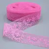 Ponto 3,8cm Renda de Poliéster Não Elástica Semicírculo Renda de Nylon Roupas Íntimas Feitas à Mão Acessórios de Vestuário DIY